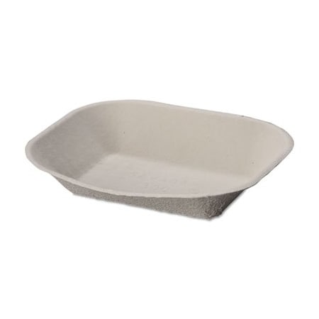 Huhtamaki Chinet, Savaday Molded Fiber Food Tray, 9 X 7, Beige, 500PK 10405CT
